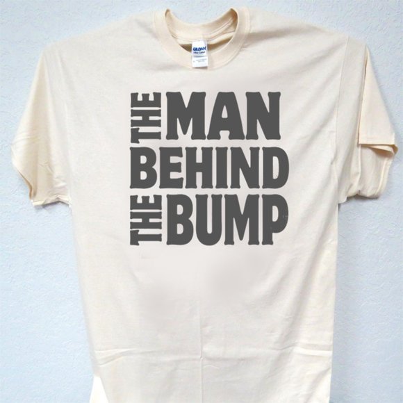 THE MAN BEHIND THE BUMP, NEW DAD TEE T-2054 - Picture 2 of 3